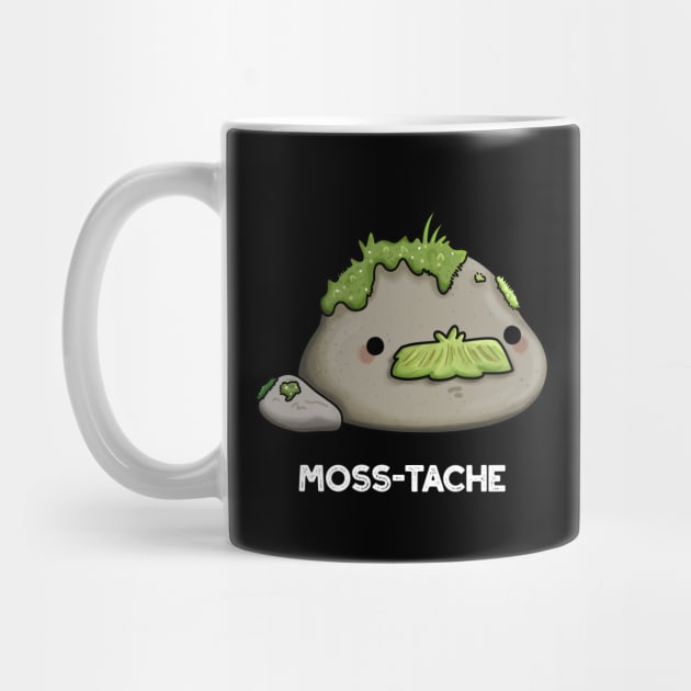 Moss-tache Funny Moustache Pun by punnybone
